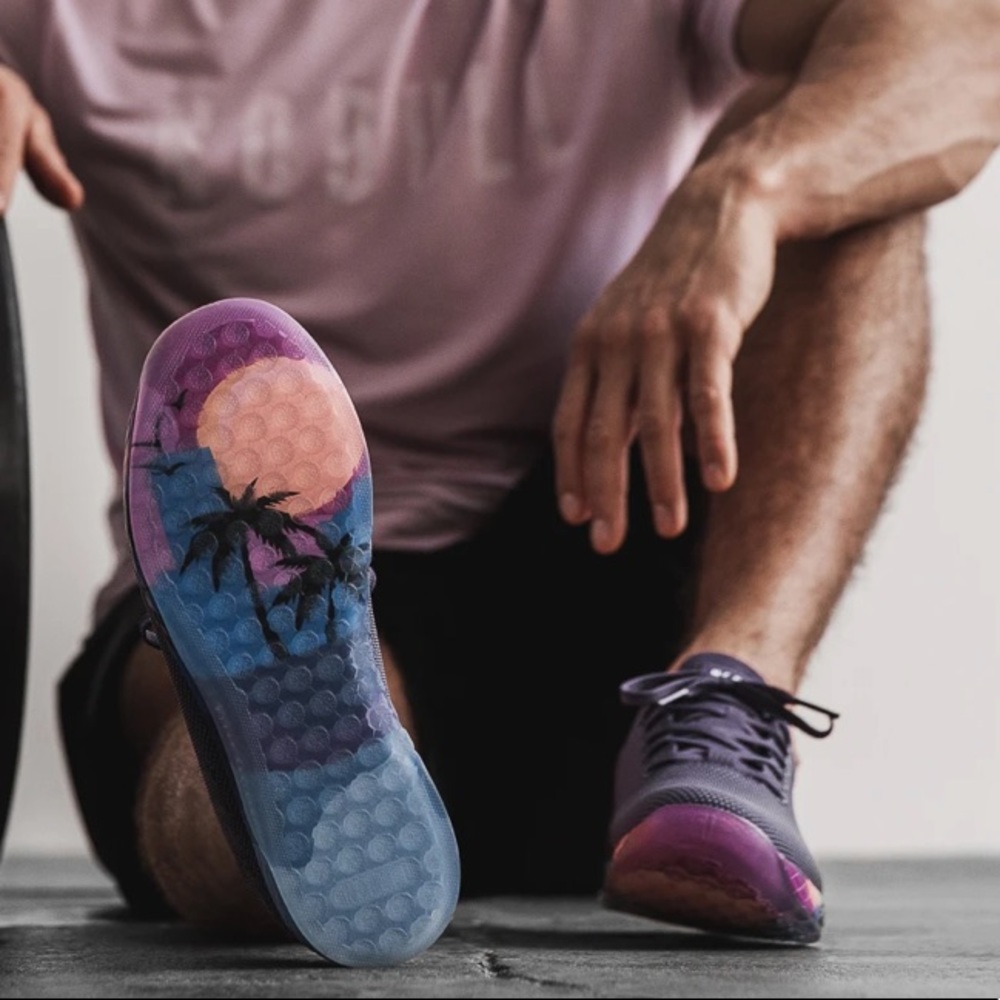 NoBull Royal Sunset Trainers - Purple Sneakers